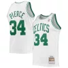 Robusto Comodo Incantevole Paul Pierce Boston Celtics Hardwood Classics Swingman Jersey White/Kelly Green per i Fan Veri