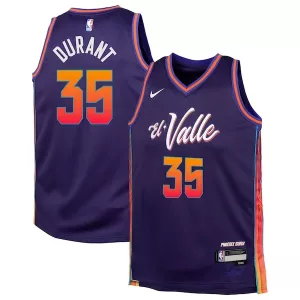 Robusto Incantevole Meraviglioso Kevin Durant Phoenix Suns Nike Youth Swingman Replica Jersey City Edition Purple per i Fan Veri