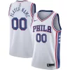 Robusto Magnifico Philadelphia 76ers Nike 2020/21 Swingman Custom Jersey Association Edition White per i Fan Veri