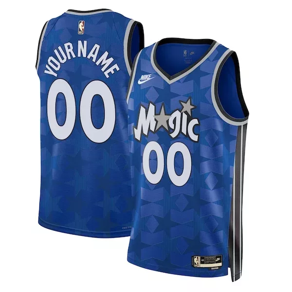 Robusto Orlando Magic Nike Unisex 2023/24 Swingman Custom Jersey聽鈥?Classic Edition Blue per i Fan Veri