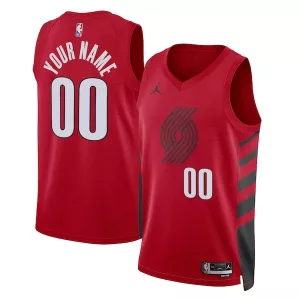 Robusto Splendido Portland Trail Blazers Jordan Brand Unisex 2022/23 Swingman Custom Jersey Statement Edition Red per i Fan Veri