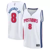 Robusto Tim Hardaway Jr. Detroit Pistons Fast Break Replica Player Jersey Association Edition White per i Fan Veri