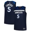 Sofisticato Anthony Edwards Minnesota Timberwolves Big & Tall Fast Break Jersey Icon Edition Navy per i Fan Veri