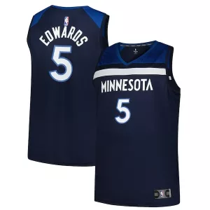Sofisticato Anthony Edwards Minnesota Timberwolves Big & Tall Fast Break Jersey Icon Edition Navy per i Fan Veri