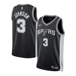 Sofisticato Classico Keldon Johnson San Antonio Spurs Nike Unisex Swingman Jersey Icon Edition Black/White per i Fan Veri