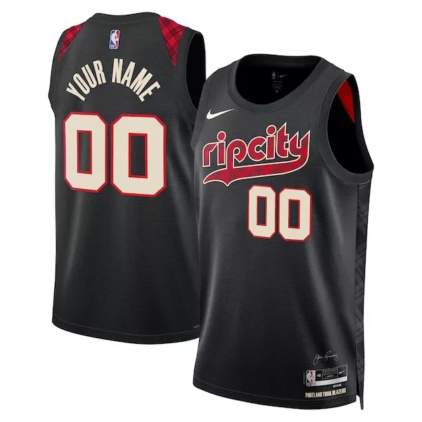 Sofisticato Duraturo Eccezionale Portland Trail Blazers Nike Unisex 2023/24 Custom Swingman Jersey Black City Edition per i Fan Veri