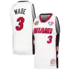 Sofisticato Eccezionale Trendy Dwyane Wade Miami Heat Unisex Hall of Fame Class of 2023 Throwback Swingman Jersey White per i Fan Veri