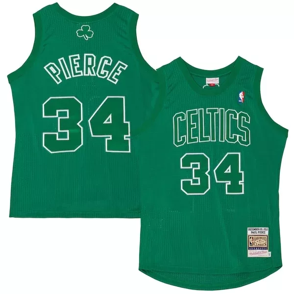 Sofisticato Elegante Paul Pierce Boston Celtics 2012 Authentic Player Jersey Kelly Green per i Fan Veri