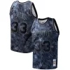 Sofisticato Patrick Ewing New York Knicks Hardwood Classics 1991/92 Tie Dye Swingman Jersey Black per i Fan Veri