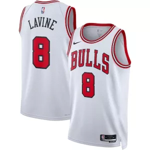 Sofisticato Prestigioso Incantevole Zach LaVine Chicago Bulls Nike Unisex Swingman Jersey Association Edition White/Red per i Fan Veri