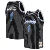 Splendido Accattivante Classico Tracy McGrady Orlando Magic 2003/04 Big & Tall Hardwood Classics Swingman Jersey Black/Blue per i Fan Veri