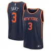Splendido Josh Hart New York Knicks Fast Break Replica Player Jersey Statement Edition Navy per i Fan Veri