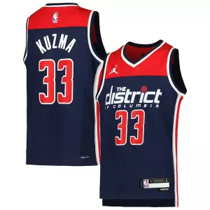 Splendido Kyle Kuzma Washington Wizards Jordan Brand Youth Swingman Jersey Statement Edition Navy per i Fan Veri