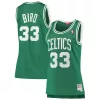 Splendido Larry Bird Boston Celtics Women's 1985 86 Hardwood Classics Swingman Jersey Kelly Green per i Fan Veri