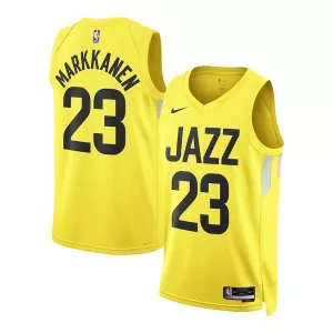 Gorgeous Lauri Markkanen Utah Jazz Nike Unisex Swingman Jersey Association Edition Gold per i Fan Veri
