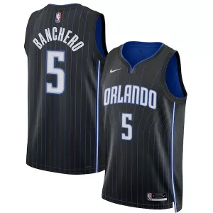 Splendido Paolo Banchero Orlando Magic Nike Unisex 2022 NBA Draft First Round Pick Swingman Jersey Icon Edition Black per i Fan Veri