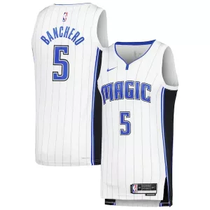 Splendido Paolo Banchero Orlando Magic Nike Unisex Swingman Jersey Association Edition White per i Fan Veri
