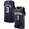 Splendido Sofisticato C.J. McCollum New Orleans Pelicans Nike Swingman Jersey Icon Edition Navy per i Fan Veri