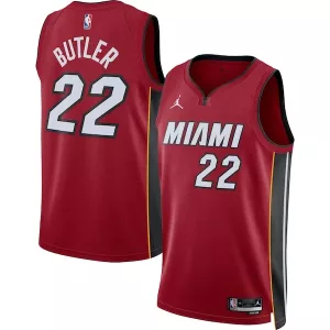 Stupendo Bellissimo Jimmy Butler Miami Heat Jordan Brand Unisex Swingman Jersey Statement Edition Red per i Fan Veri