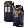 Stupendo Classico Denver Nuggets Nike 2021/22 Diamond Swingman Custom Jersey Icon Edition Navy per i Fan Veri