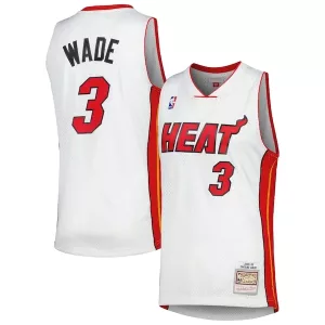 Trendy Dwyane Wade Miami Heat 2001/02 Hardwood Classics Swingman Jersey White per i Fan Veri