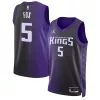 Trendy Eccezionale Cool De'Aaron Fox Sacramento Kings Jordan Brand Unisex Swingman Jersey Statement Edition Purple per i Fan Veri