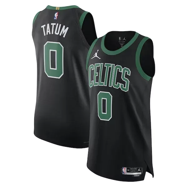 Trendy Elegante Ottimo Jayson Tatum Boston Celtics Jordan Brand Authentic Player Jersey Statement Edition Black per i Fan Veri