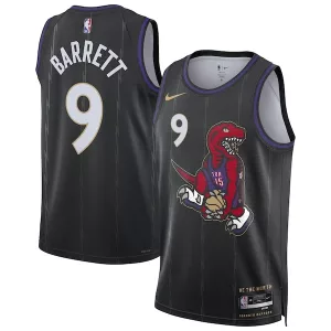 Trendy Fantastico Classico RJ Barrett Toronto Raptors Nike Unisex 2024/25 Swingman Player Jersey City Edition Black per i Fan Veri