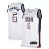 Trendy Lussuoso Gorgeous Anthony Edwards Unisex Nike Men's USA Basketball 2024 Swingman Player Jersey White per i Fan Veri