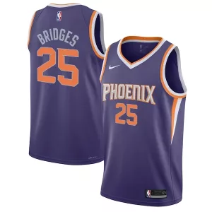 Trendy Mikal Bridges Phoenix Suns Nike Youth Swingman Jersey Icon Edition Purple/White per i Fan Veri