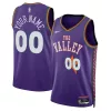 Trendy Phoenix Suns Nike Unisex 2024/25 Custom Swingman Jersey City Edition Purple per i Fan Veri