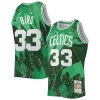 Trendy Splendido Larry Bird Boston Celtics Hardwood Classics 1985/86 Hyper Hoops Swingman Jersey Kelly Green per i Fan Veri