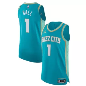 Versatile Gorgeous Moderno Jordan Brand LaMelo Ball Charlotte Hornets Authentic Jersey City Edition Teal per i Fan Veri