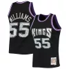 Versatile Incantevole Jason Williams Sacramento Kings 2000/01 Hardwood Classics NBA 75th Anniversary Diamond Swingman Jersey Black per i Fan Veri