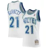 Splendido Kevin Garnett Minnesota Timberwolves 1995/96 Hardwood Classics Swingman Jersey White per i Fan Veri