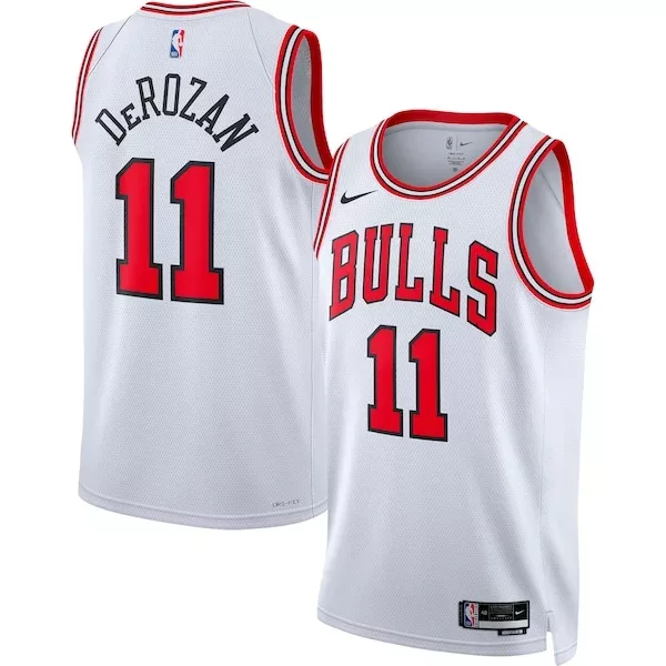 Versatile Magnifico Attraente DeMar DeRozan Chicago Bulls Nike Unisex 2022/23 Swingman Player Jersey White Association Edition per i Fan Veri
