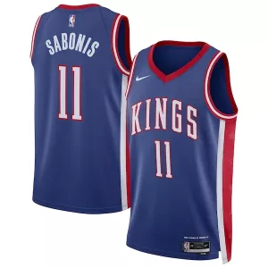 Versatile Ottimo Domantas Sabonis Sacramento Kings Nike Unisex 2024/25 Swingman Player Jersey City Edition Blue per i Fan Veri