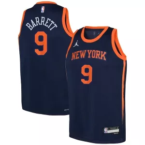 Versatile Prestigioso RJ Barrett New York Knicks Jordan Brand Youth Swingman Jersey Statement Navy per i Fan Veri
