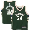 Versatile Sofisticato Incantevole Giannis Antetokounmpo Milwaukee Bucks Nike Toddler Swingman Player Jersey Icon Edition Green per i Fan Veri