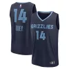 Moderno Versatile Elegante Zach Edey Memphis Grizzlies Youth 2024 NBA Draft Fast Break Player Jersey Icon Edition Navy per i Fan Veri